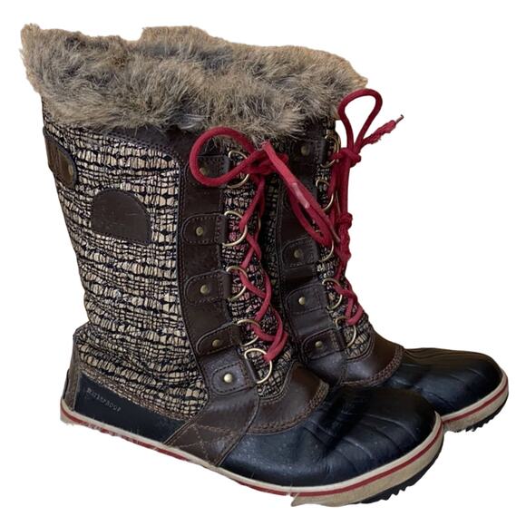 Sorel Tofino II Cordovan Waterproof Winter Boots 9 - Picture 1 of 14